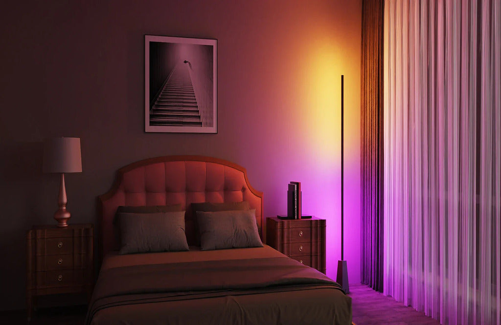 Best Floor Lamp Ideas That Make Gray Bedrooms Look Warmer