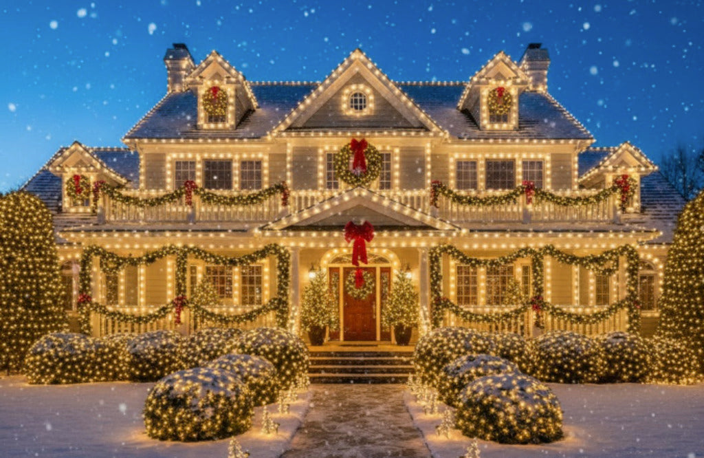 27 Bright Christmas Lights Ideas for Indoors & Outdoors