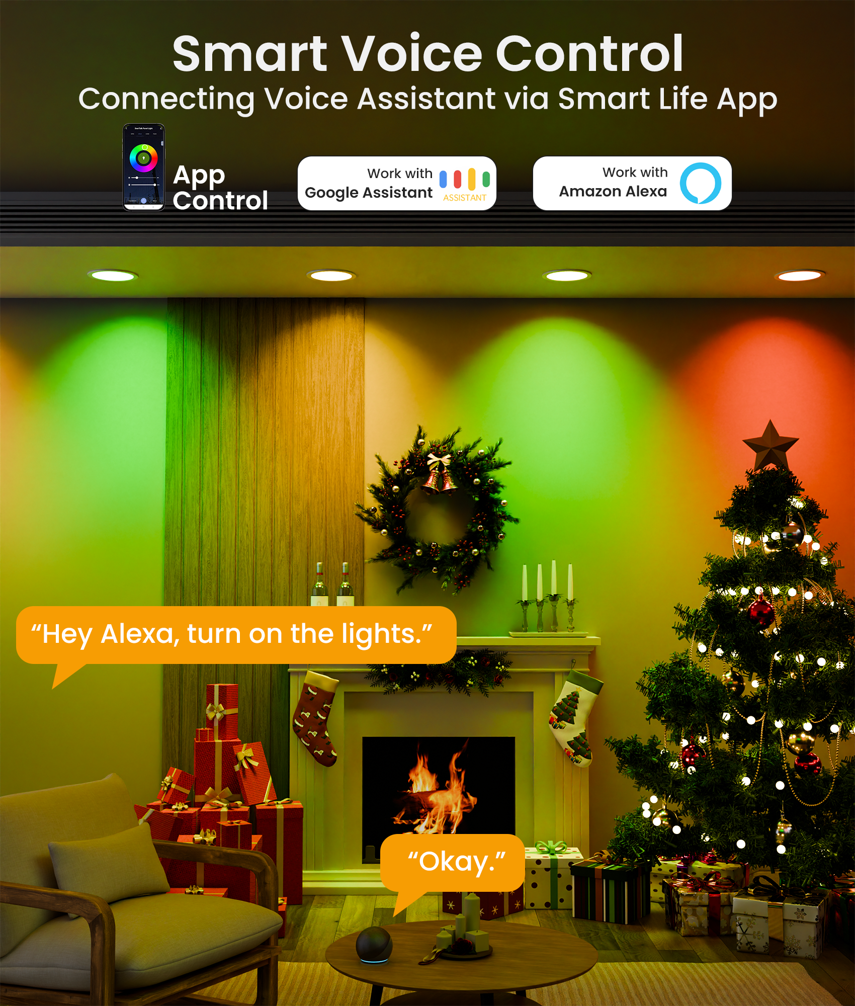 DeckTok 1200LM RGBCW Smart Recessed Light