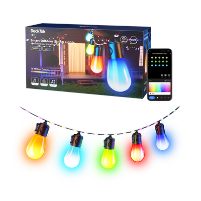 DeckTok Outdoor String Lights(45FT)