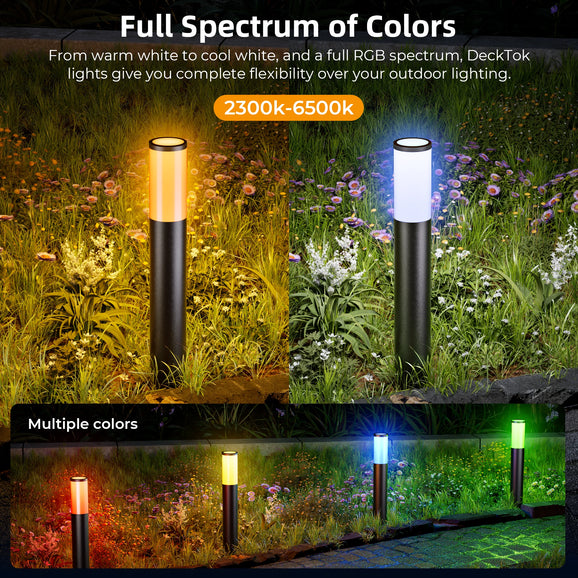 DeckTok Outdoor Pathway Lights (2-pack)