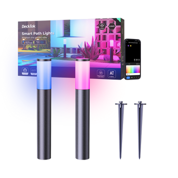 DeckTok Outdoor Pathway Lights (2-pack)