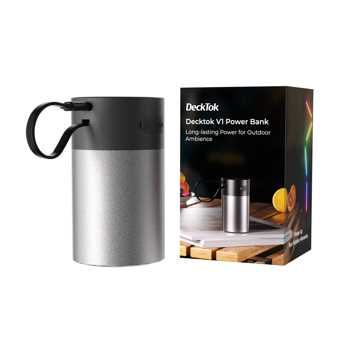 DeckTok Power Bank (Compatible with DeckTok Outdoor Foldable Lamp)