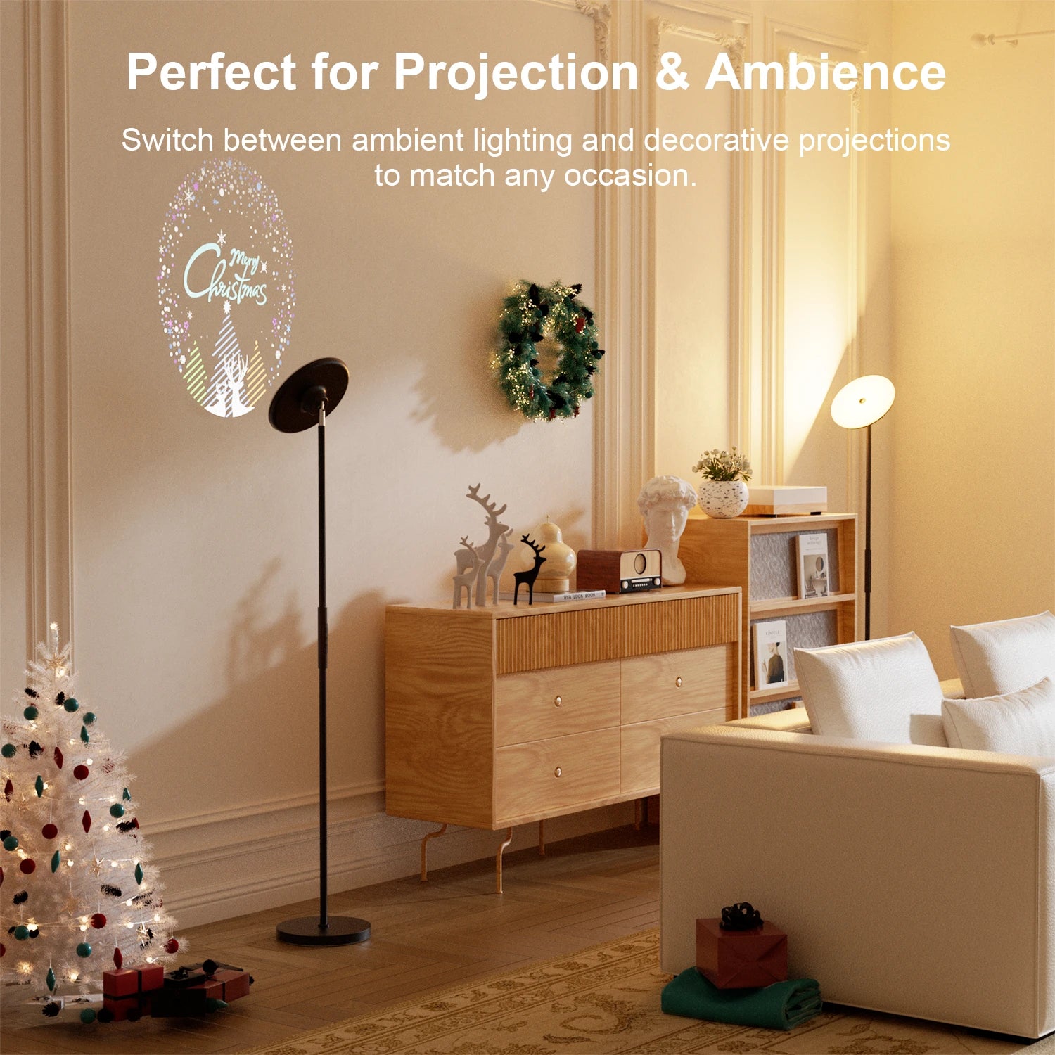 DeckTok Smart Projection Floor Lamp