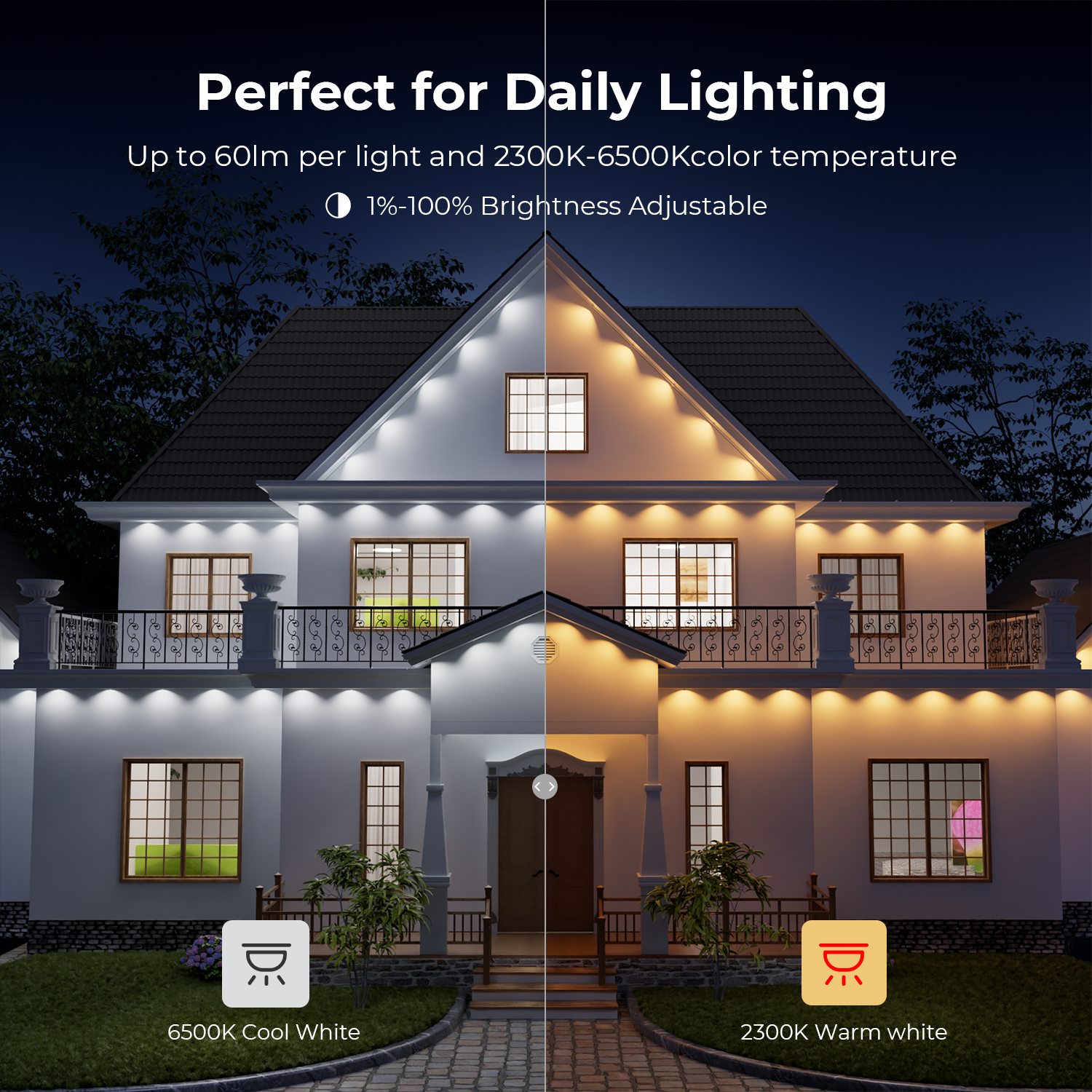 DeckTok Smart Permanent Outdoor Lights