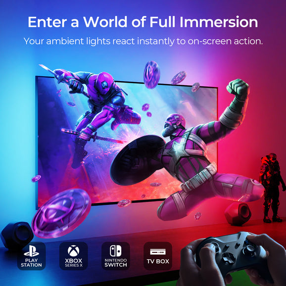 DeckTok Smart HDMI Sync TV Backlight Kit