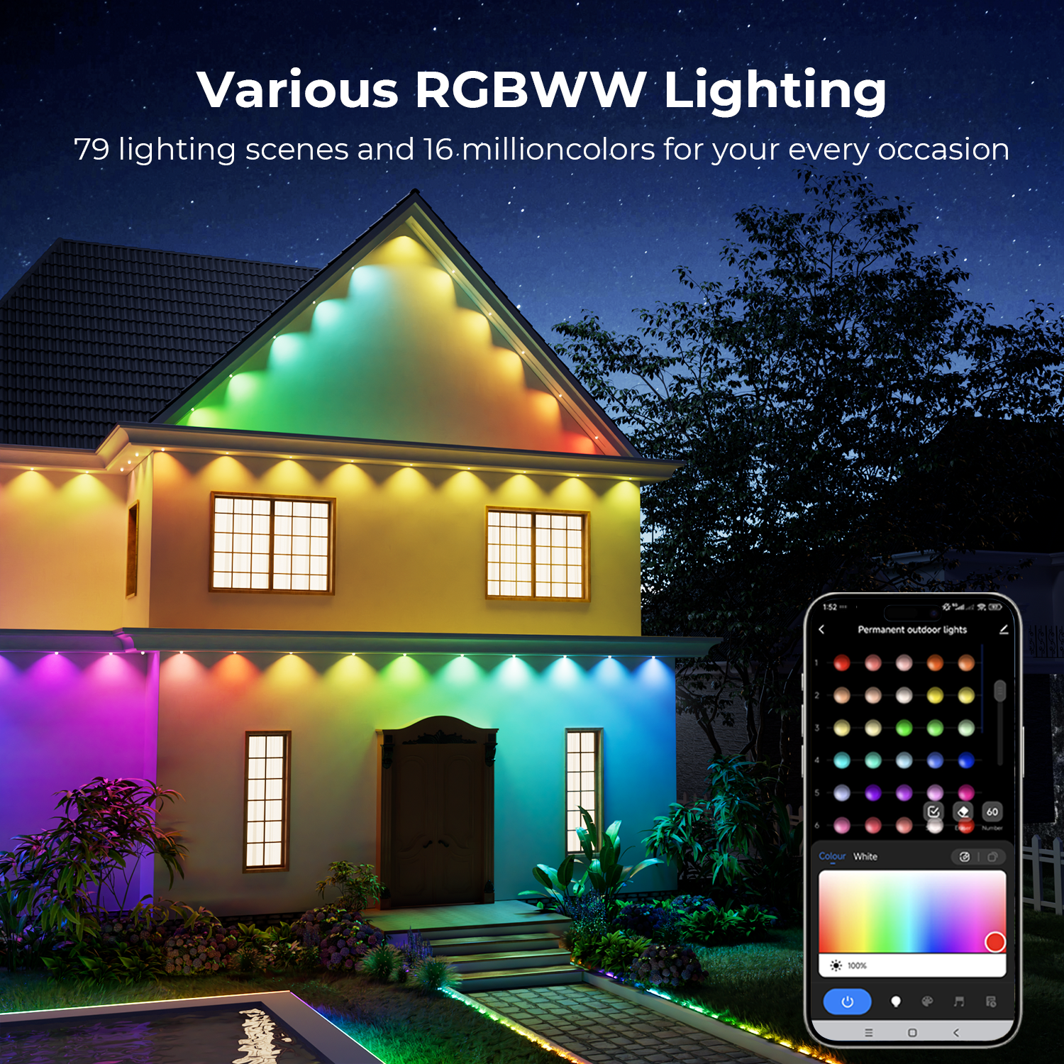 DeckTok Smart Permanent Outdoor Lights