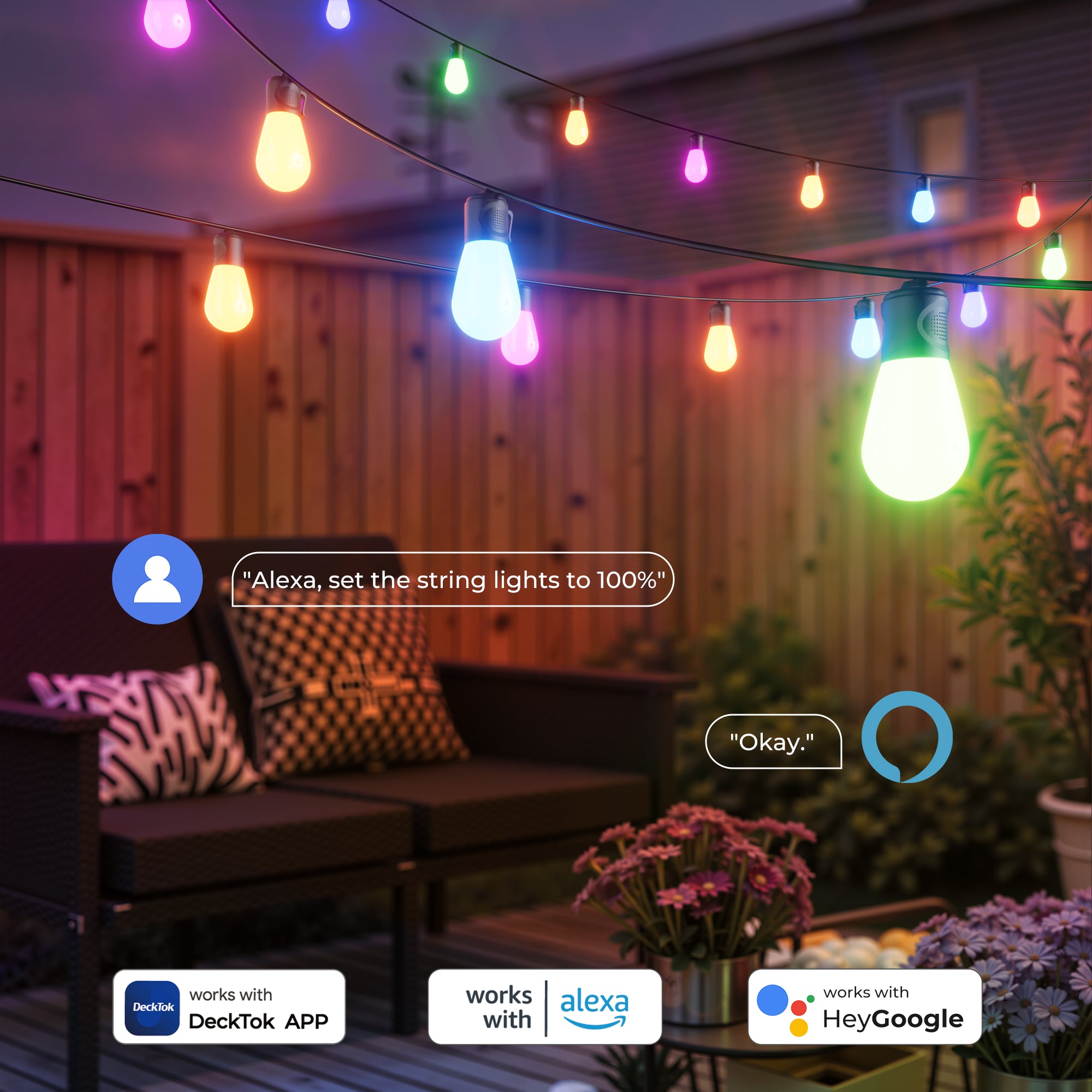 Decktok Outdoor Standard String Light