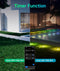 Luces de tierra para exteriores DeckTok (50 pies)
