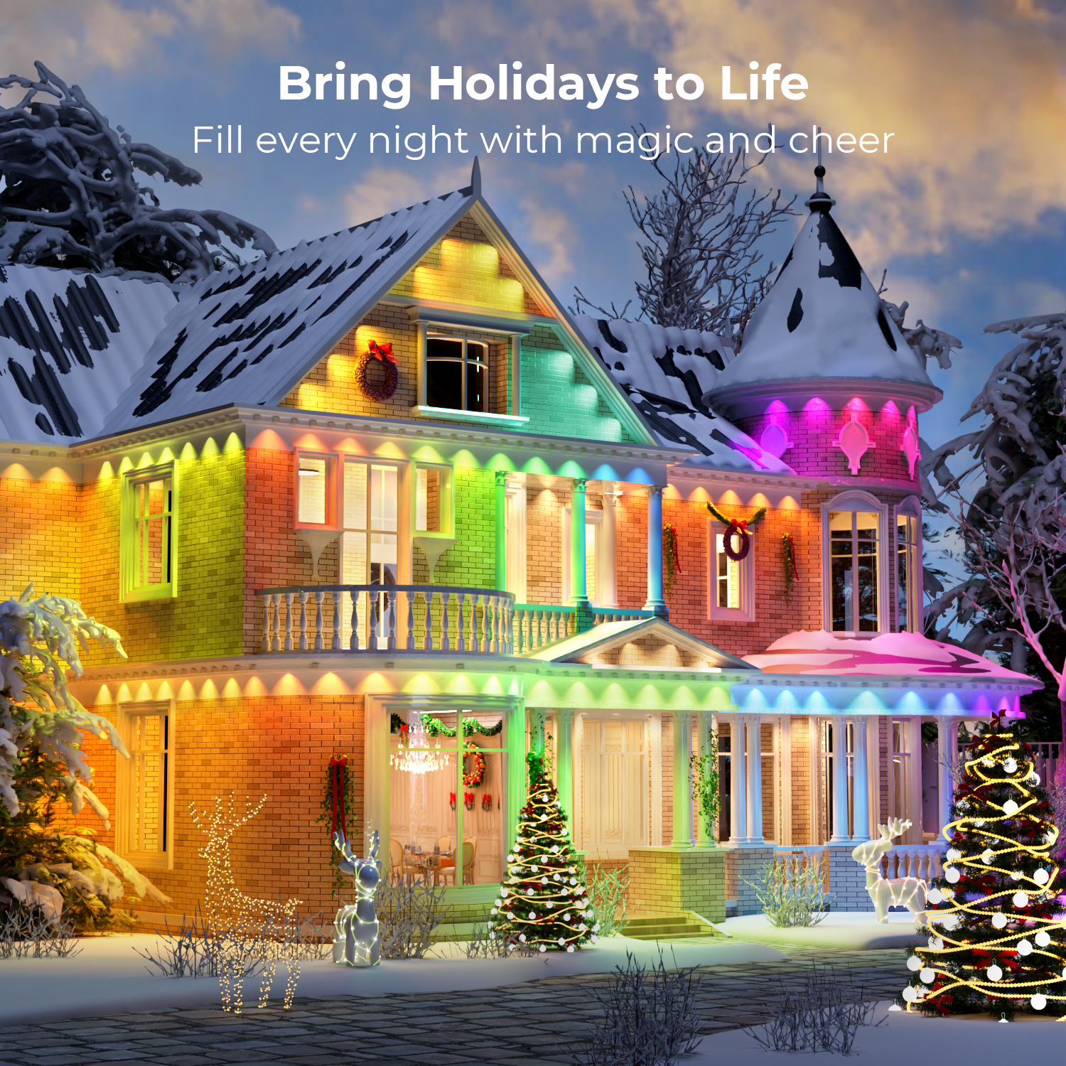 DeckTok Smart Permanent Outdoor Lights