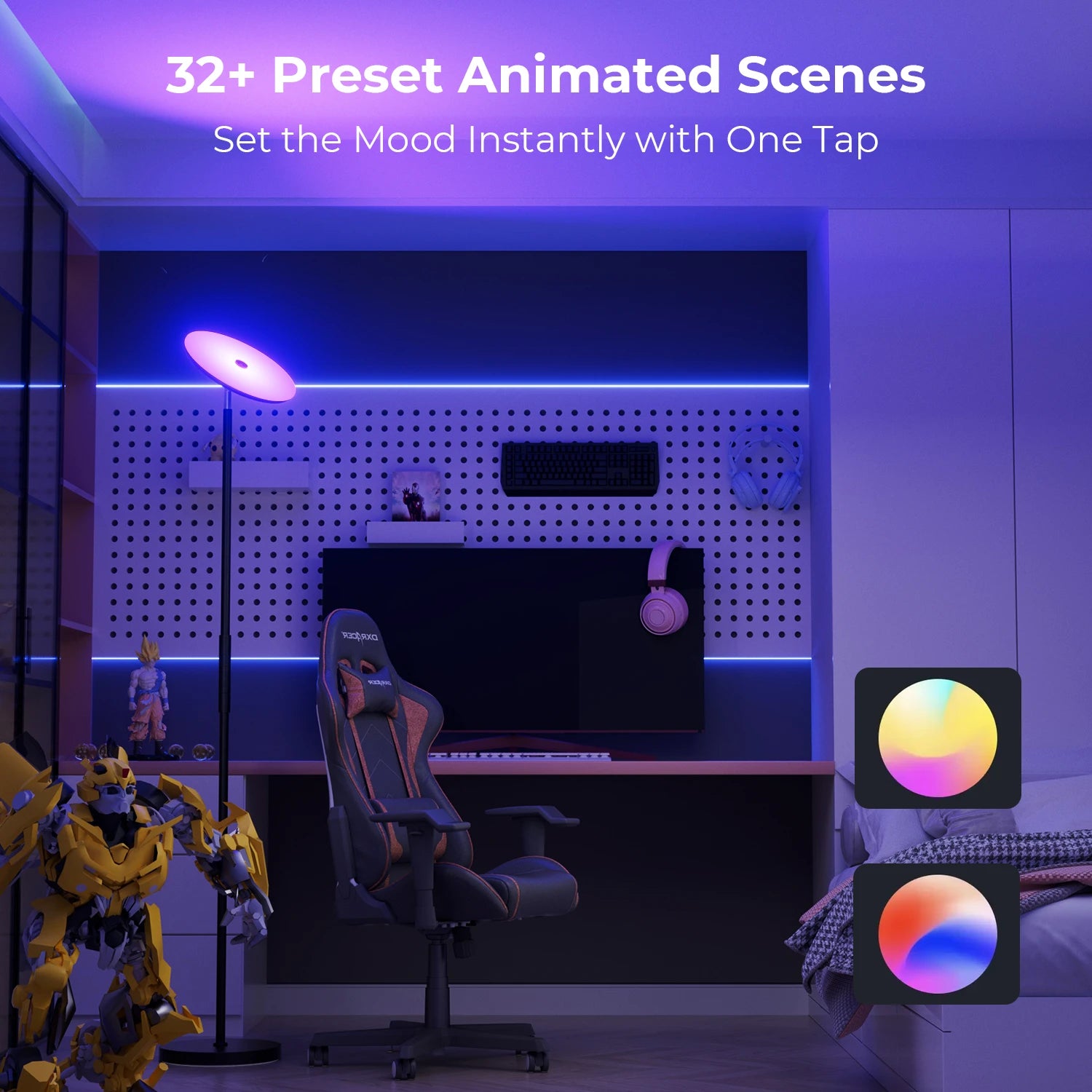 DeckTok Smart Projection Floor Lamp