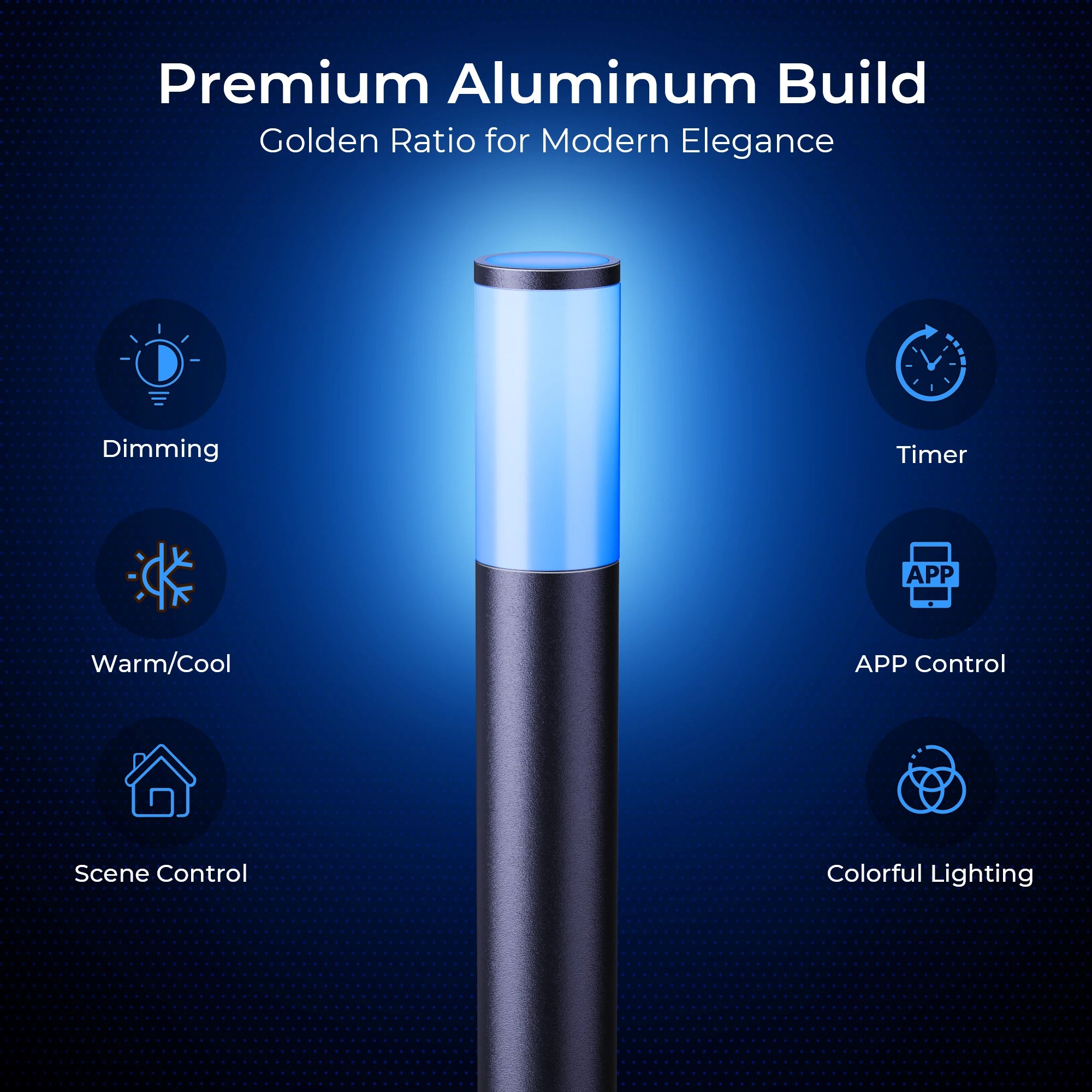 DeckTok Smart Outdoor Pathway Lights (2-pack)