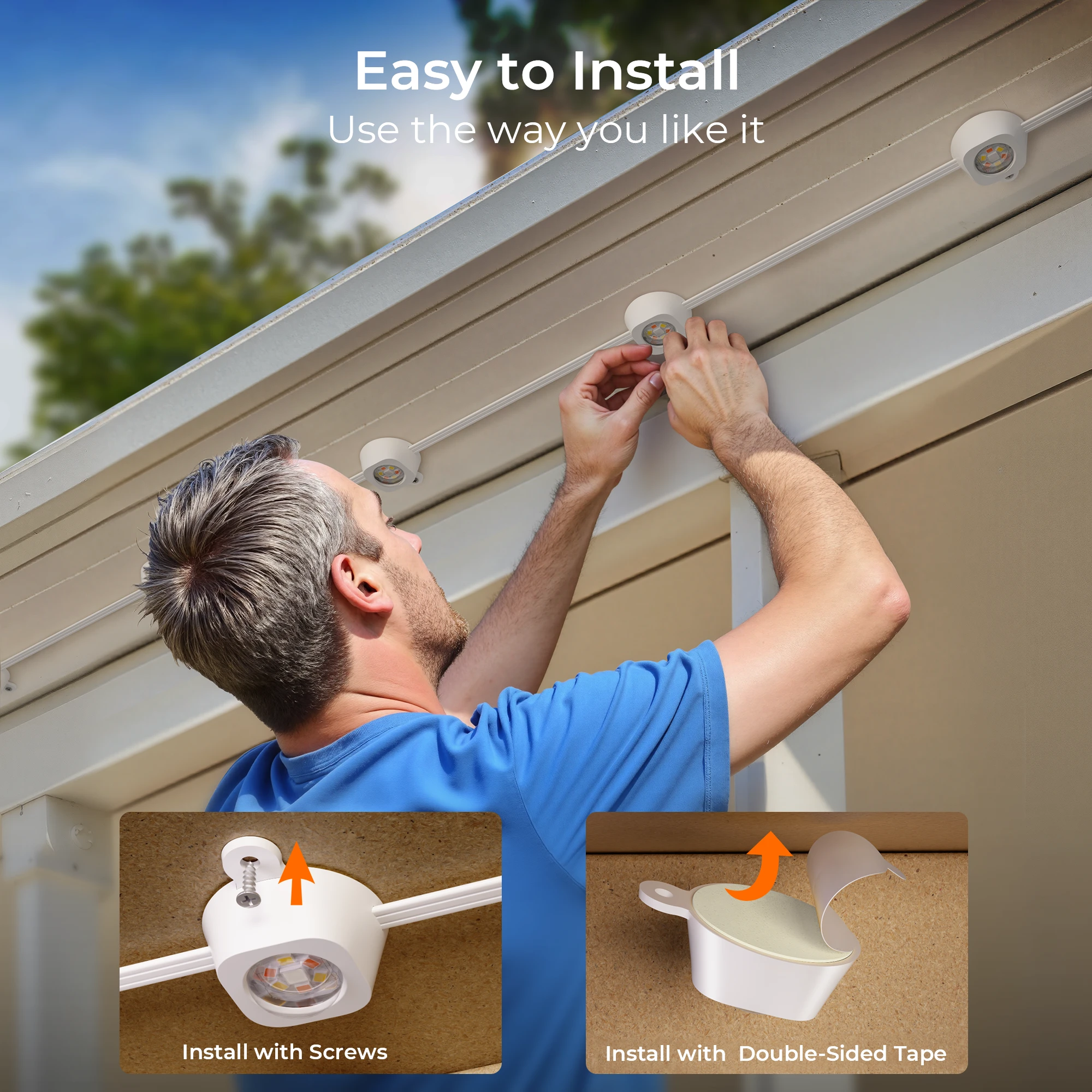 DeckTok Smart Permanent Outdoor Lights Pro