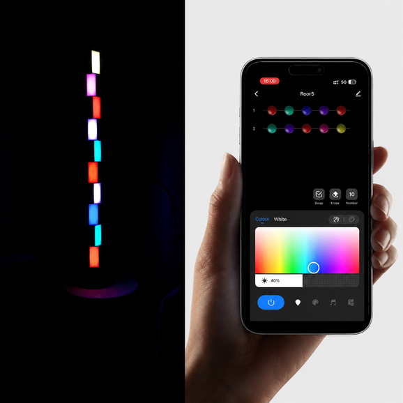 DeckTok LumiBlocks V1–World’s 1st Magnetic RGBCW Blocks Lamp