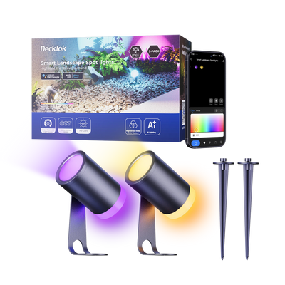 DeckTok Outdoor Spotlights (2-pack)