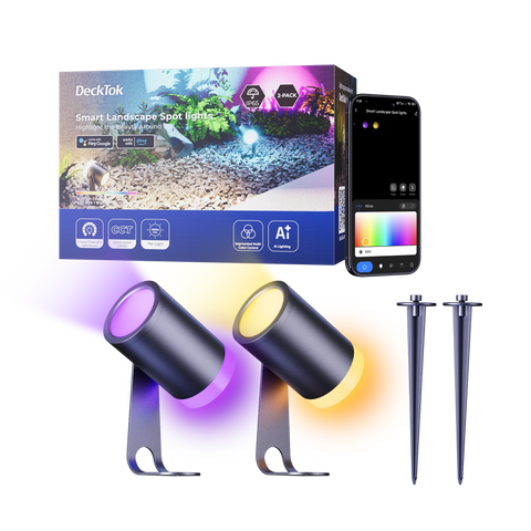 Focos para exteriores DeckTok (paquete de 2)